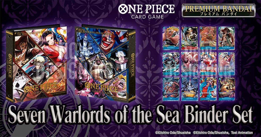 One Piece Card Game: Seven Warlords of the Sea Binder Set | New Realities  Gaming