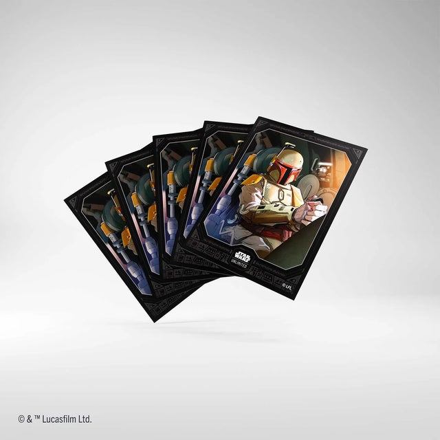mandalorian card sleeves Precious Cargo DOMARU Art The sleeves are full Starwars Card Sleeves - Etsy