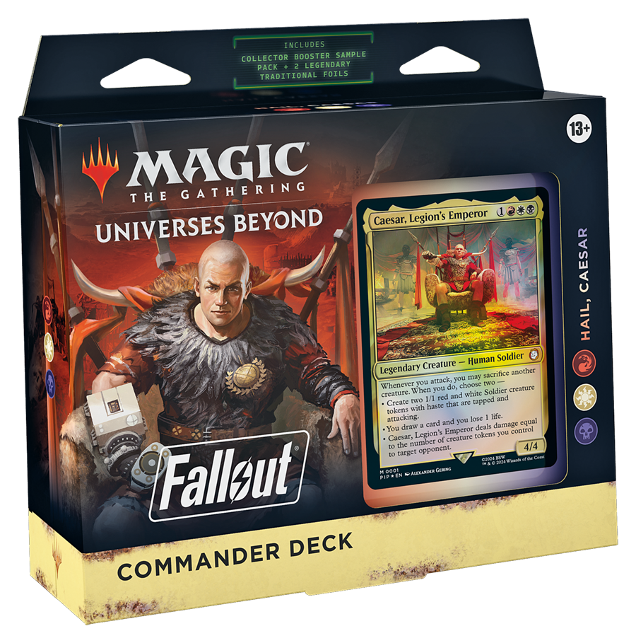 Magic the gathering fallout commander deck hail caesar new